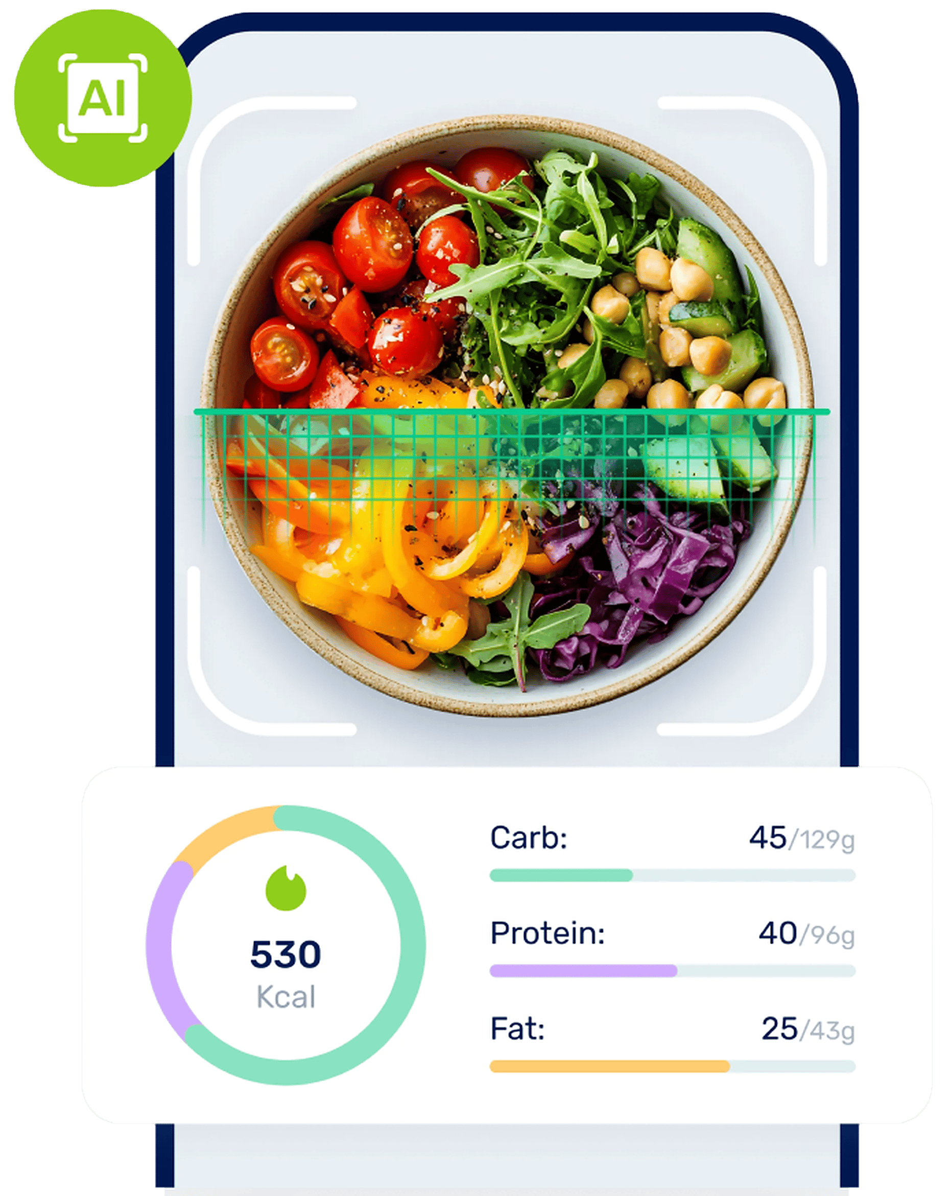 GoFasting calorie tracker and meal logging feature