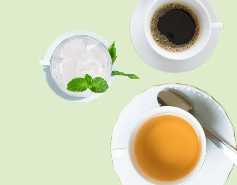 Besides water, what other drinks do you enjoy?